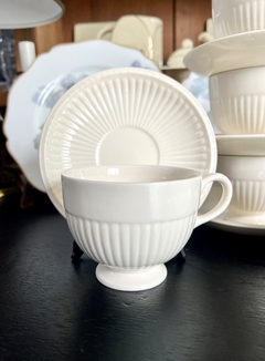Taza para Te Loza Inglesa Wedgwood Queen´s Ware Edme Cream C1970 en internet