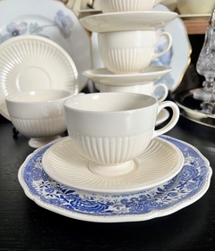 Taza para Te Loza Inglesa Wedgwood Queen´s Ware Edme Cream C1970 - comprar online