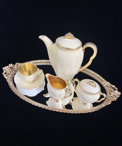 Antiguo Juego para Cafe x 6 Carlton Ware England Pattern Rita Art Deco C1920 - tienda online