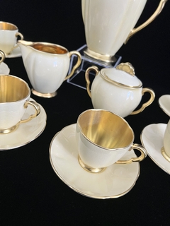 Antiguo Juego para Cafe x 6 Carlton Ware England Pattern Rita Art Deco C1920 - Funcy Stuff Antiguedades