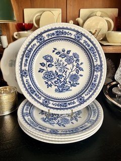 Plato Playo Wood & Sons Busrlem England Dorset Blue C1960 - comprar online