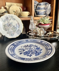 Plato Playo Wood & Sons Busrlem England Dorset Blue C1960