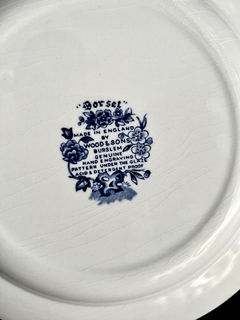 Plato Playo Wood & Sons Busrlem England Dorset Blue C1960 en internet