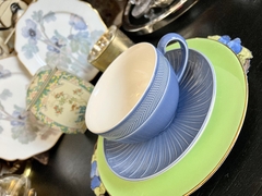 Jumbo Cup Taza para Desayuno Loza Wedgwood England , Pattern Weekday Weekend Blue año 1998 - comprar online