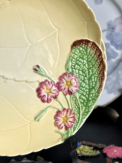 Platito Dulcero Carlton Ware England "Primula Leaf" Australian Desing C1960-1970 - Funcy Stuff Antiguedades