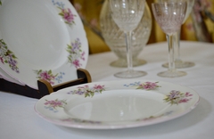 Precioso Juego de 6 Platos Playo de Porcelana Inglesa Shelley fine Bone China England Pattern Stocks C1940 en internet
