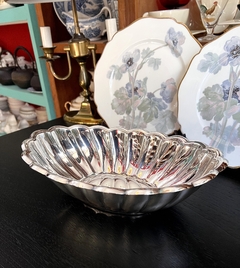 Imagen de Elegante Panera de Metal Plateado Plata Lappas Modelo Elkinton C1960