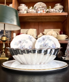 Elegante Panera de Metal Plateado Plata Lappas Modelo Elkinton C1960 en internet