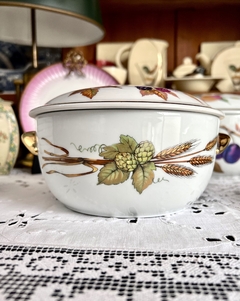 Cacerola con Tapa Chica Porcelana Royal Worcester England, Modelo Evesham Gold 1961 - tienda online