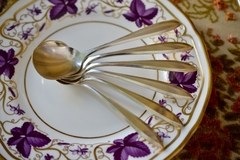 Juego de 6 Cucharas para Helado Metal Plateado Oneida Community Plato C1930 - tienda online