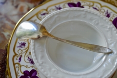 Imagen de Juego de 6 Cucharas para Helado Metal Plateado Oneida Community Plato C1930
