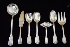 Juego de 7 Piezas para Servir Plata Lappas Baño de Plata Modelo Regence C1960