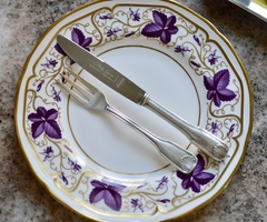 Set para Postre Lunch Plata Lappas Baño de Plata Modelo Colbert C1960 - comprar online