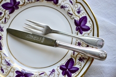 Set para Postre Lunch Plata Lappas Baño de Plata Modelo Colbert C1960