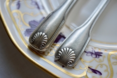 Set para Postre Lunch Plata Lappas Baño de Plata Modelo Colbert C1960 - Funcy Stuff Antiguedades
