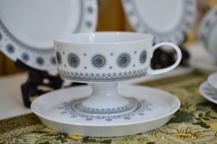 Imagen de Trio para Te "Ice Blossoms" Studio Linie Porcelana Rosenthal by Tapio Wirkkala C1965