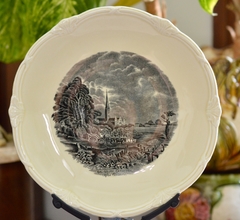 Plato Playo Grindley Pattern Scenes After Constable , Salisbury Cathedral C1950. Hermoso. - comprar online