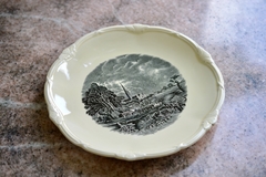 Plato Playo Grindley Pattern Scenes After Constable , Salisbury Cathedral C1950. Hermoso. - Funcy Stuff Antiguedades