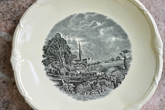 Plato Playo Grindley Pattern Scenes After Constable , Salisbury Cathedral C1950. Hermoso. - tienda online