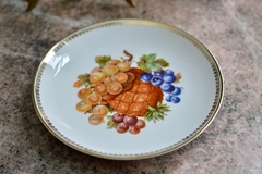 Plato para Postre o Frutas de Porcelana Debra Bavaria Germany , Guarda Oro Incrustado #3 . C1940 - tienda online