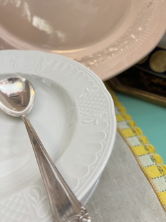 Juego de 6 Platos Hondos Porcelana Verbano Modelo Venezia Blanco - tienda online
