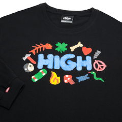 Manga Longa High Drop 4 Clay Black na internet