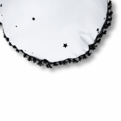ALMOFADA REDONDA ESTRELA P&B 230 FIOS na internet