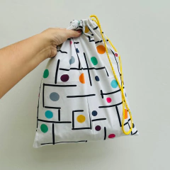 LENÇOL DE ELÁSTICO CONFETE 230 FIOS - PUI KIDS