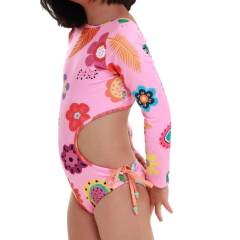 MAIÔ FLORAL ROSA na internet