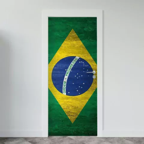 Adesivo de Porta Brasil Cimento