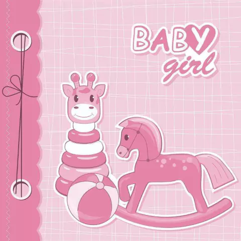Papel de Parede Baby Girl