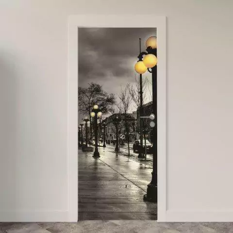 Adesivo de Porta Cidades