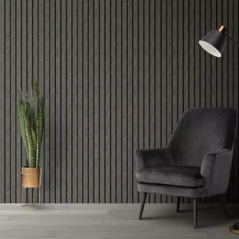 Papel de Parede Madeira Ripado