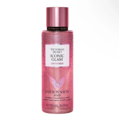 Body Splash ICONIC GLAM SHIMMER Victoria's Secret 250ml - Edição Limitada Fashion Show