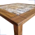 Mesa De Jantar 80x80 Vintage Madeira Tampo De Ceramica Retro na internet