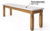 Banco de Madeira e MDF Rústico 4 lugares - Corona Cera Mel / Branco Fosco - World Cadeiras | Aluguel De Mesas E Cadeiras, Kit Conjunto Mesa E Cadeira Infantil