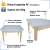 Conjunto Mesa Retangular Infantil Com 4 Cadeiras Colorida laqueada na internet