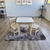 Conjunto Mesa Infantil Madeira Maciça Resistente 2 Cadeiras - comprar online