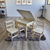 Conjunto Mesa Infantil com Baú 60x60 Madeira Maciça Resistente 4 Cadeiras - comprar online