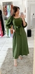 Vestido Penélope verde (U) - Alta Moda Vacholz