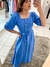 Vestido Chemise longa azul (U) na internet