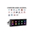 Central Multimidia Universal 1 Din 6.8 Pol Carplay AndroidAuto USB BT FM - 9300S FirstOption - Retrucar