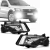 Kit Farol Neblina Milha Saveiro Robust 18 19 20 21 22 23 24 Botão Quadrado
