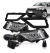 Kit Farol Neblina Milha Saveiro Robust 18 19 20 21 22 23 24 Botão Quadrado
