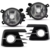 Kit Farol Neblina Milha Gol G7 2017 2018 Aro Cromado Botão Modelo Original na internet