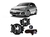 Kit Farol Neblina Milha Gol 2017 2018 G7 Botão Mod Original Sem Molduras - Retrucar