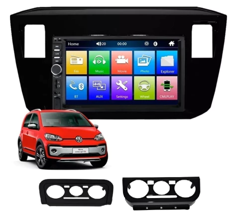 Kit Multimídia UP! Take 2018 / 2021 7 Pol CarPlay AndroidAuto - 7810HCPAA FirstOption