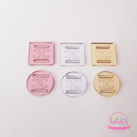 Finalizador Chanel - Finalizadores de Laço - 10 Unidades