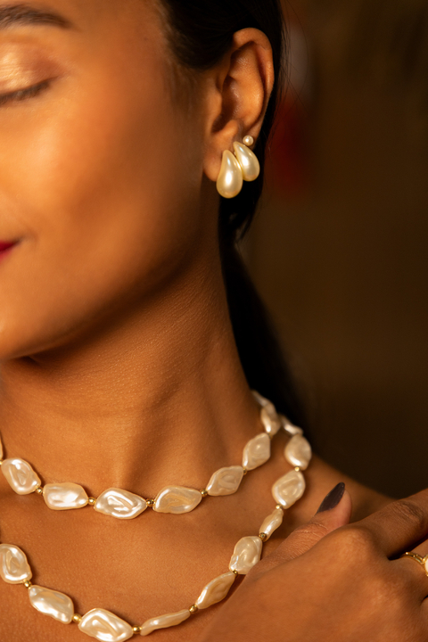 Brinco Gota Pérola P