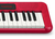 Teclado Casio Casiotone Digital Vermelho CTS200RDC2BR - loja online